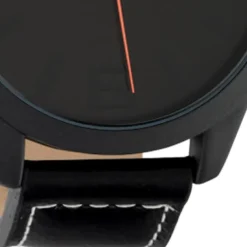 Oozoo Herren Armbanduhr Timepieces C1069 Analog Leder schwarz UOC1069