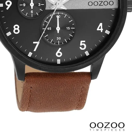 Oozoo Herren Armbanduhr Timepieces Analog Metall braun UOC11307