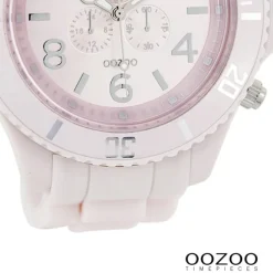 Oozoo Herren Armbanduhr Timepieces Analog Silikon rosa UOC4823A