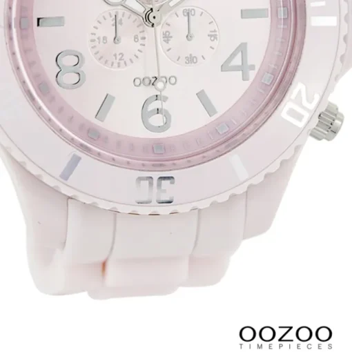 Oozoo Herren Armbanduhr Timepieces Analog Silikon rosa UOC4823A