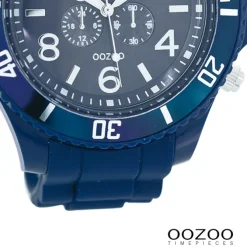 Oozoo Herren Armbanduhr Timepieces Analog Silikon dunkelblau UOC4828A