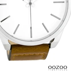 Oozoo Herren Armbanduhr Timepieces Analog Leder braun UOC7070A