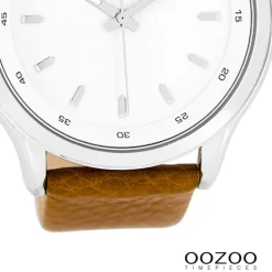 Oozoo Herren Armbanduhr Timepieces Analog Leder braun UOC7430A