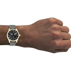 Oozoo Herren Armbanduhr Timepieces C11008 Analog Leder grau UOC11008