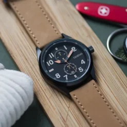 Oozoo Herren Armbanduhr Timepieces Analog Leder braun UOC10025