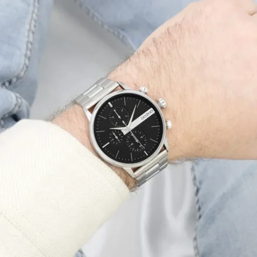 Oozoo Herren Armbanduhr Timepieces Analog Metallband silber UOC11511