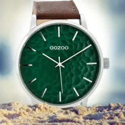Oozoo Herren Armbanduhr Timepieces C9441 Quarzwerk Leder braun UOC9441