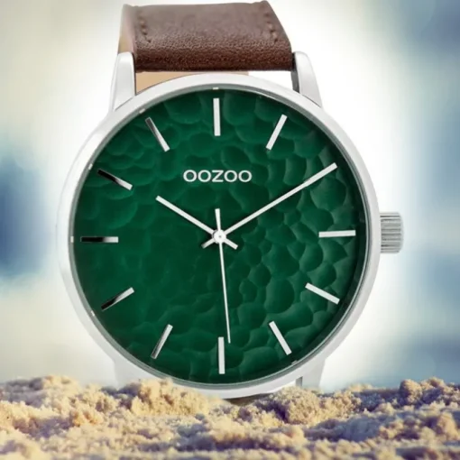 Oozoo Herren Armbanduhr Timepieces C9441 Quarzwerk Leder braun UOC9441