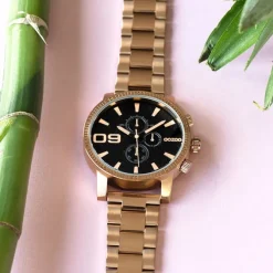 Oozoo Herren Armbanduhr Timepieces C10708 Analog Edelstahl roségold UOC10708