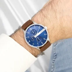 Oozoo Herren Armbanduhr Timepieces Analog Metall braun UOC11306