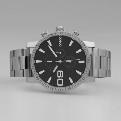 Oozoo Herren Armbanduhr Timepieces C10706 Analog Edelstahl silber UOC10706