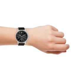 Oozoo Herren Armbanduhr Timepieces C10813 Analog Leder schwarz UOC10813