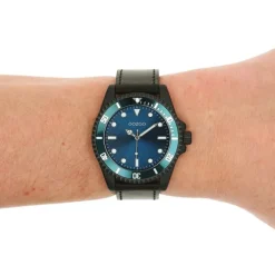 Oozoo Herren Armbanduhr Timepieces Analog Leder schwarz UOC11118