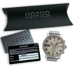 Oozoo Herren Armbanduhr Timepieces Analog Metall silber UOC9436A