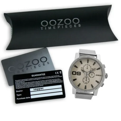Oozoo Herren Armbanduhr Timepieces Analog Metall silber UOC9436A