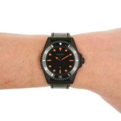 Oozoo Herren Armbanduhr Timepieces Analog Leder schwarz UOC11119