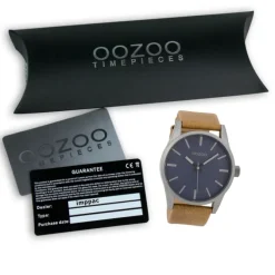 Oozoo Herren Armbanduhr Timepieces Analog Leder braun UOC9625A
