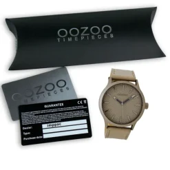 Oozoo Herren Armbanduhr Timepieces Analog Leder braun UOC9018A