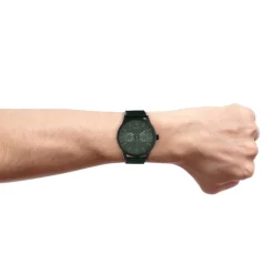 Oozoo Herren Armbanduhr Timepieces C10537 Analog Leder grün UOC10537