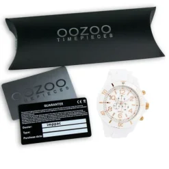 Oozoo Herren Armbanduhr Timepieces Analog Silikon weiß UOC4821A