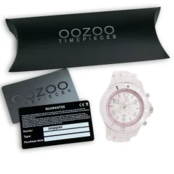 Oozoo Herren Armbanduhr Timepieces Analog Silikon rosa UOC4823A