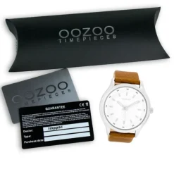 Oozoo Herren Armbanduhr Timepieces Analog Leder braun UOC7430A
