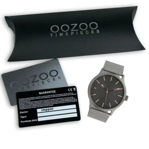 Oozoo Herren Armbanduhr Timepieces C10056 Quarz Stahl silber UOC10056