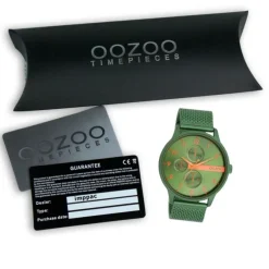 Oozoo Herren Armbanduhr Timepieces Analog Metall grün UOC11303