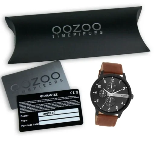 Oozoo Herren Armbanduhr Timepieces Analog Metall braun UOC11307
