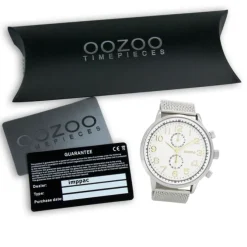 Oozoo Herren Armbanduhr Timepieces Analog Metall silber UOC7087A