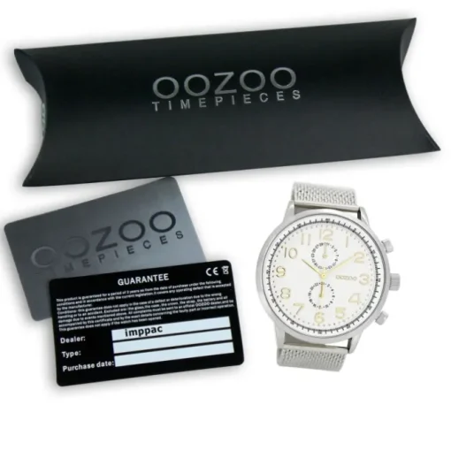 Oozoo Herren Armbanduhr Timepieces Analog Metall silber UOC7087A