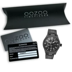 Oozoo Herren Armbanduhr Timepieces C10957 Analog Edelstahl schwarz UOC10957