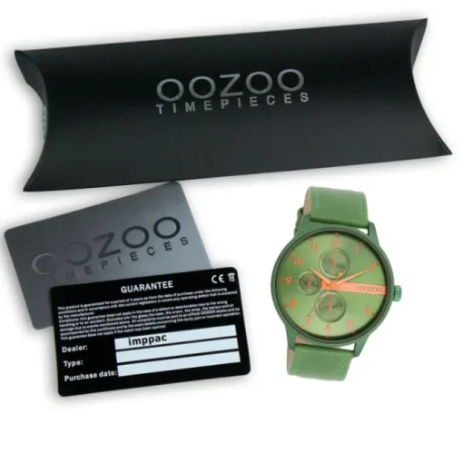 Oozoo Herren Armbanduhr Timepieces Analog Metall grün UOC11308