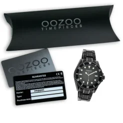 Oozoo Herren Armbanduhr Timepieces C11014 Analog Edelstahl schwarz UOC11014