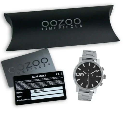 Oozoo Herren Armbanduhr Timepieces C10706 Analog Edelstahl silber UOC10706
