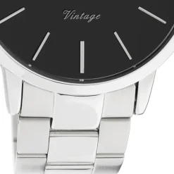 Oozoo Herren Armbanduhr Ultra Slim C20022 Analog Edelstahl silber UOC20022