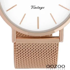 Oozoo Herren Armbanduhr Ultra Slim C9917 Quarz Stahl rosegold UOC9917