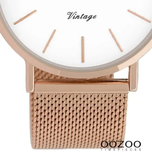 Oozoo Herren Armbanduhr Ultra Slim C9917 Quarz Stahl rosegold UOC9917