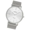 Oozoo Herren Armbanduhr Vintage Series C9904A Analog Edelstahl silber UOC9904A