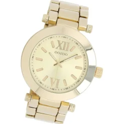 Oozoo Herren Armbanduhr Vintage Series Analog Metall gold UOC5753A