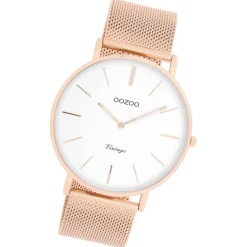 Oozoo Herren Armbanduhr Vintage Series C9916A Analog Edelstahl roségold UOC9916A