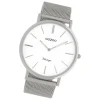 Oozoo Herren Armbanduhr Vintage Series C9900A Analog Edelstahl silber UOC9900A