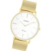 Oozoo Herren Armbanduhr Vintage Series C9908A Analog Edelstahl gold UOC9908A
