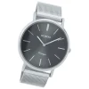 Oozoo Herren Armbanduhr Vintage Series C9937A Analog Edelstahl silber UOC9937A