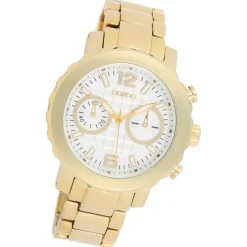 Oozoo Herren Armbanduhr Vintage Series Analog Metall gold UOC5747A