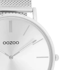 Oozoo Herren Armbanduhr Vintage Series C9904A Analog Edelstahl silber UOC9904A