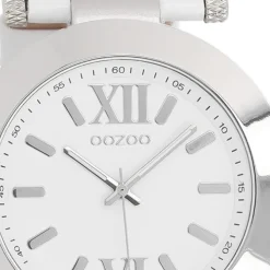 Oozoo Herren Armbanduhr Vintage Series Analog Leder weiß UOC5755A