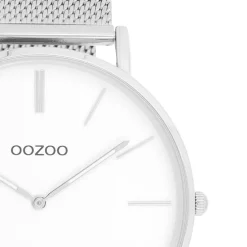 Oozoo Herren Armbanduhr Vintage Series C9900A Analog Edelstahl silber UOC9900A