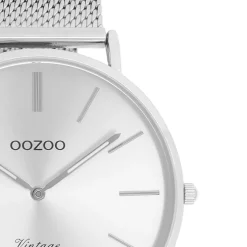 Oozoo Herren Armbanduhr Vintage Series C9905A Analog Edelstahl silber UOC9905A
