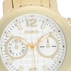 Oozoo Herren Armbanduhr Vintage Series Analog Metall gold UOC5747A